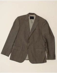 TOMMY HILFIGER Mens 2 Button Blazer Jacket IT 54 2XL Grey Wool BL17 - Picture 1 of 4