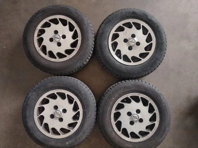 Set 4 cerchi in Lega + Gomme  - Fiat Panda 169 "5Jx13 4X98" usati (MSW) - Immagine 1 di 4