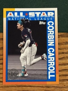 2025 Topps Series 2 1990 Topps All-Star #90AS-13 Corbin Carroll - Picture 1 of 2