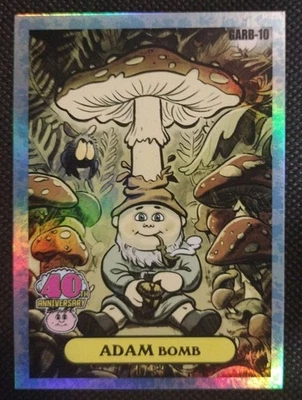 2025 Garbage Pail Kids 40th Anniversary Adam Bomb GARB-10 Blue Drool /99 70/99 - Image 1 of 2