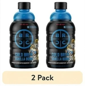 2-Pack Black Rifle Coffee Vanilla Bomb Cold Brew Concentrate 32oz Bottles - Picture 1 of 7