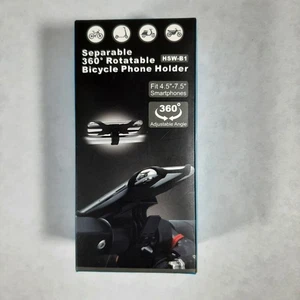 Bike Mount Phone Holder Separable 360 Rotatable Bicycle Phone Holder 4.5-7 NEW - Picture 1 of 2
