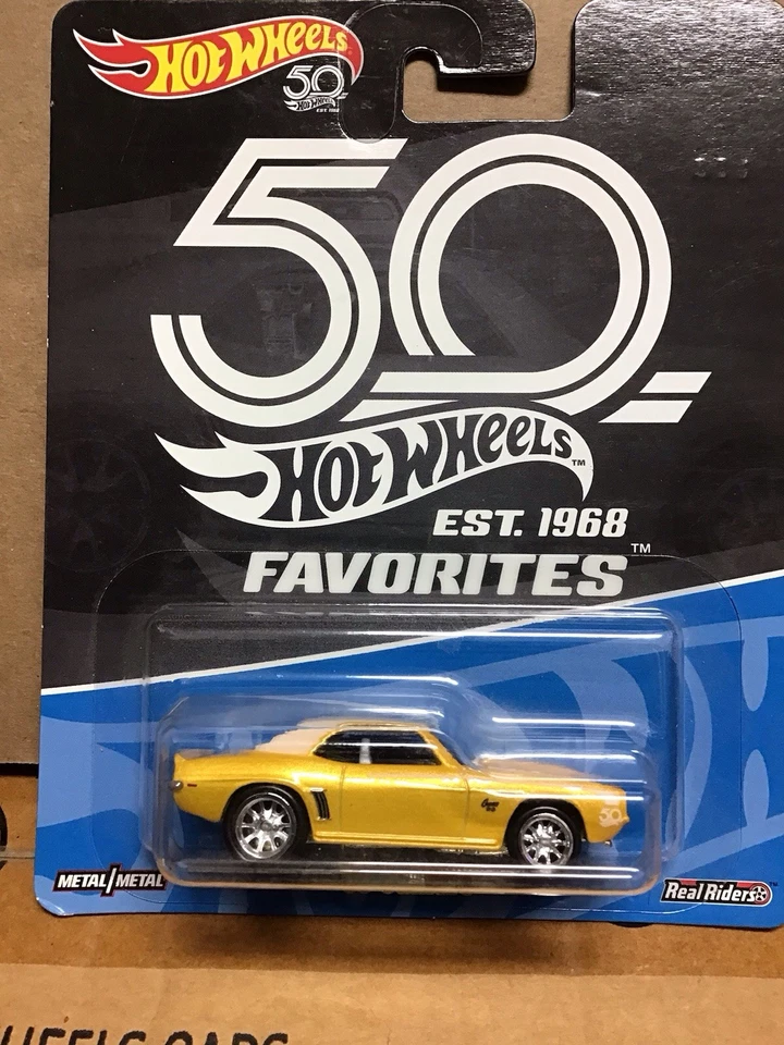 2018 Hot Wheels 50th Favorites '69 Camaro Factory Sealed Real Riders⭐️Fast Ship - Image 1 of 1