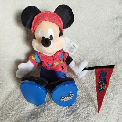 Genuine Walt Disney World Mickey Mouse Bean Bag Plush Multicolor 2006 tagged - Image 1 of 4
