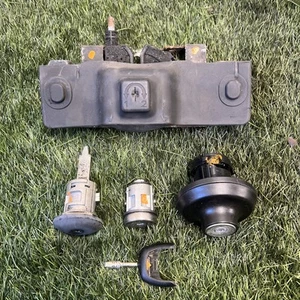 Genuine Mk7 Ford Transit Lock Set Ignition Barrel Fuel & Bonnet Lock & Key #ABC - Picture 1 of 14