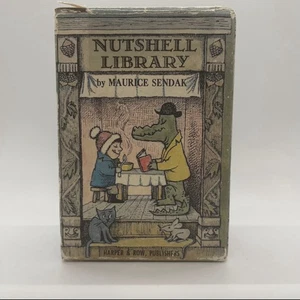 Nutshell Library Maurice Sendak Vintage 1962 Complete Set Four Books Cover Box - Bild 1 von 16
