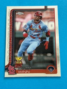 Masyn Winn 2025 Topps Chrome (RC,SP) Allstar Rookie Cup Chrome Parallel #244 - Picture 1 of 2