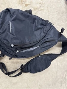 Eddie Bauer Ripstop 8L Shoulder Sling Pack, Black, NWOT - Picture 1 of 4