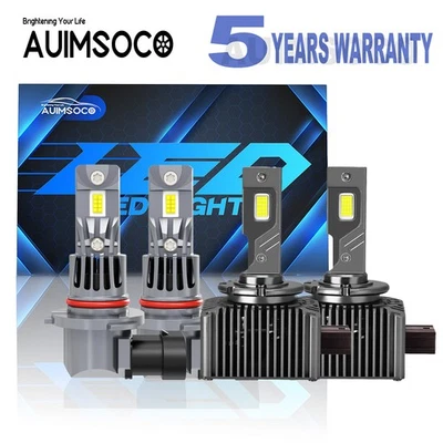 For Cadillac Escalade EXT 2003 2004 2005 2006 LED Headlight Bulbs Conversion Kit - Image 1 of 4