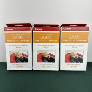 Canon RP-54, 4x6" Color Ink/Paper 54 Sheets for SELPHY CP820, CP910, CP1000 - Picture 1 of 8