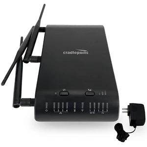Cradlepoint MBR1400 V2 Wi-Fi Wireless Router MBR1400 w/ Adapter and Antennas - Picture 1 of 9