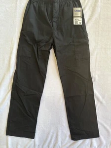 Landau Scrub Hose Herren Schwarz Small S NEU Neu mit Etikett - Bild 1 von 6