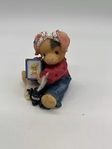 This Little Piggy “I Mess You” Valentines Day Enesco Pig Figurine Farm - Picture 1 of 4