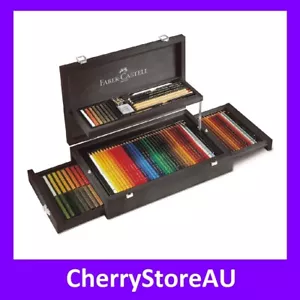 Faber-Castell Art & Graphic Collection Colour Pencil Pastel Wooden Case of 125 - Picture 1 of 7