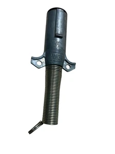 POLLAK SAE J560 B- 7 WAY TRAILER PLUG WIRE CONNECTOR METAL SPRING STIFFENER USA - Foto 1 di 4