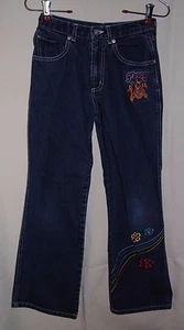 Girl's CARTOON NETWORK SCOOBY-DOO! Blue Jeans Size 10 - Picture 1 of 7