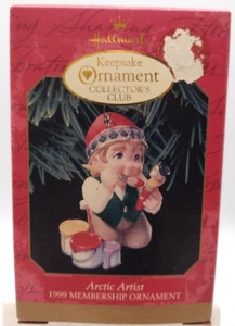 Hallmark Andenken Mitgliedschaft Ornament Arctic Artist Collectors Club 1999 - Bild 1 von 4