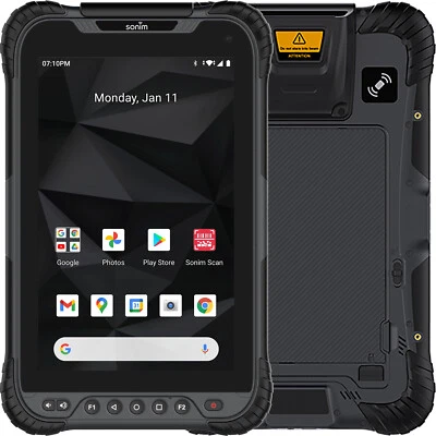 New Sonim RS80 8" Black 64GB ROM + 4GB RAM WiFi+4G Factory Unlocked GSM - Image 1 of 3