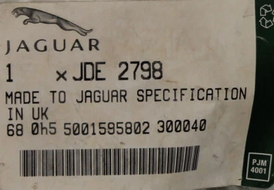 Número de pieza Jaguar Bolt - JDE2798 Foto 1 de 4