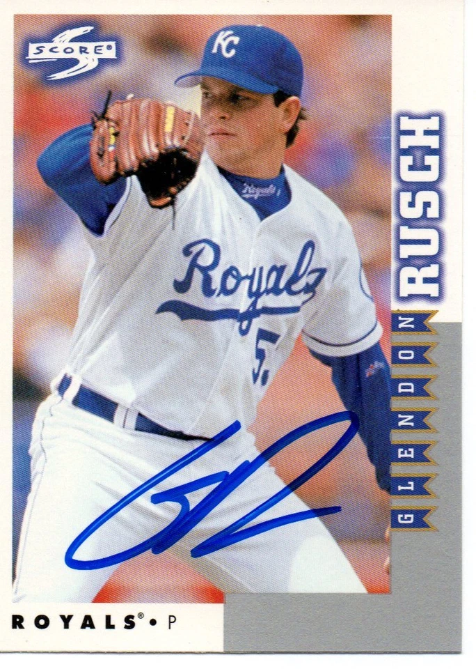 Glendon Rusch Kansas City Royals 1998 Score Signed Card - Image 1 of 1