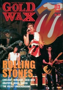 GOLD WAX - MAGAZINE JAPAN ROLLING STONES-QUEEN-GRATEFUL DEAD-BON JOVI 2003 - Picture 1 of 1