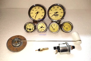 Smiths 52mmTemp Oil Volt Fuel Speedo0-140 MPH Tacho 100 mm With 3 sender Units - Picture 1 of 3