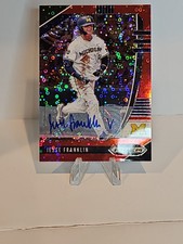 2020 Panini Prizm Draft Picks Red Donut /99 Jesse Franklin V #PDP97 Auto