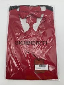 Gioberti Men's Formal 4pc Satin Vest Necktie Bowtie and Pocket Square M - Red - Picture 1 of 6
