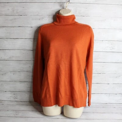 Victor Alfaro Women's Pullover Turtleneck Sweater Size M 100% Merino Wool - Image 1 of 4