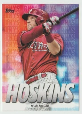 2020 Topps Player Highlights #RH-10 Rhys Hoskins Baseball Card Phillies - Image 1 of 2