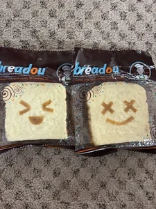 Rare Original Breadou Licensed Slice Of Toast Squishy - Zdjęcie 1 z 1