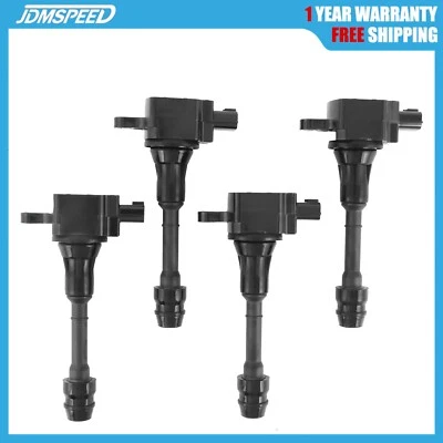 UF350 4 PCS Ignition Coils for Nissan Altima X-Trail Sentra 2002-2013 2.5L L4 - Image 1 of 4