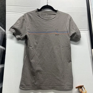 Patagonia Shirt Mens S Gray Responsibili Spellout Tee Outdoors Hiking Mountains - Picture 1 of 7