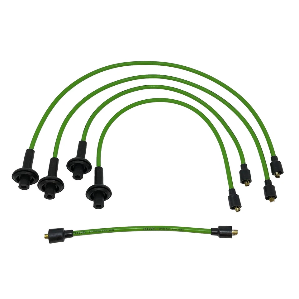 Taylor Cable 74591 Lime 8mm Spiro-Pro Spark Plug Wires for Type 1 Beetle - Image 1 of 4