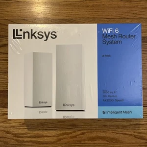 Linksys MX20WH2 AX2200 Sistema WiFi 6 Dual-Band Mesh - 2,2 Gbps NUOVO SIGILLATO - Foto 1 di 5