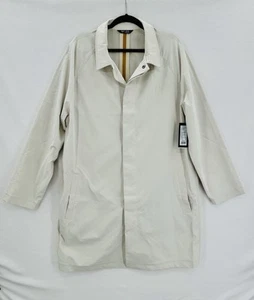 NWT Men's Rhone Aux Mac Coat Jacket - XL, Beige - Picture 1 of 19