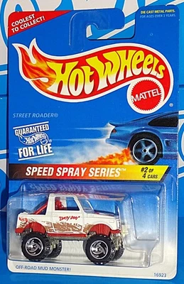 Hot Wheels 1997 Speed Spray Series #550 Street Roader blanco con ORSBs Samurai Foto 1 de 2
