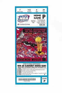 Chicago Bulls Phantom Game P Playoff Basketball Ticket from 1998 - Picture 1 of 2