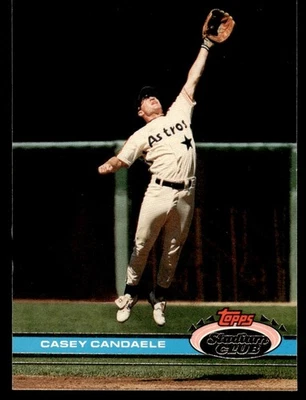 1991 Stadium Club Casey Candaele Houston Astros #434 - Image 1 of 2