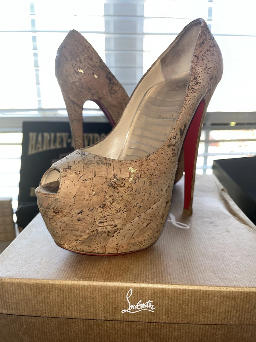 Christian Louboutin Cork Upper Heels for Women for sale | eBay