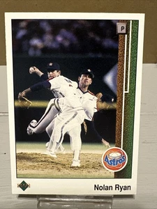 Upper Deck #145 1989 Nolan Ryan - Salón de la fama - Imagen 1 de 6