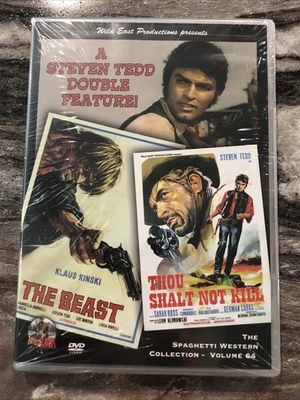 Wild East Spaghetti DVD The Beast & Thou Shalt Not Kill New Sealed Klaus Kinski - Image 1 of 4