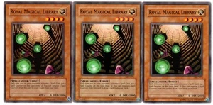 Yugioh - 3X Royal Magical Library - Common - Unlimited - MFC-074 - Light Play - Bild 1 von 1