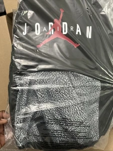 Nike Air Jordan Black Red Jumpman Classic Backpack School Sports Bag New - Picture 1 of 2