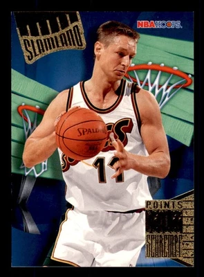 1995-96 Hoops Slamland #SL44 Detlef Schrempf  Basketball SUPERSONICS NM-MT - Image 1 of 3