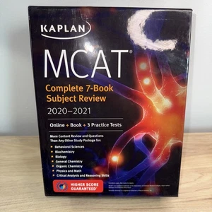 Kaplan MCAT 2020-2021 Complete 7-Book Subject Review Boxed Set- NEVER USED - Picture 1 of 5