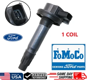 x1 Ignition Coil For 2007-2017 Ford Lincoln Mazda, 7T4E-12A375-ED, OEM GENUINE - Picture 1 of 4