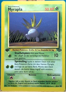 POKEMON - Jungla - Myrapla - 58/64 - 1. Edición - alemán - Imagen 1 de 2