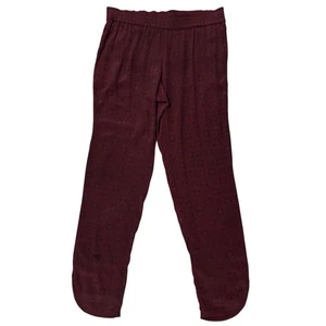 Pantalones al Tobillo St. Roche Talla Grande Granate Informales Estampado Geométrico Bolsillos - Imagen 1 de 6