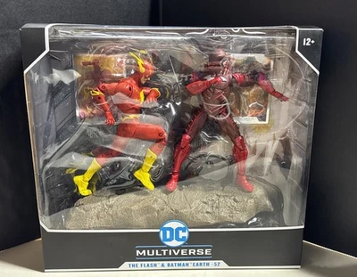 DC Multiverse Флэш и Бэтмен Земля 52 Красная Смерть Макфарлейн 2 Упаковки Совершенно НОВЫЕ - Изображение 1 из 4